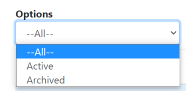 Submittals - Options